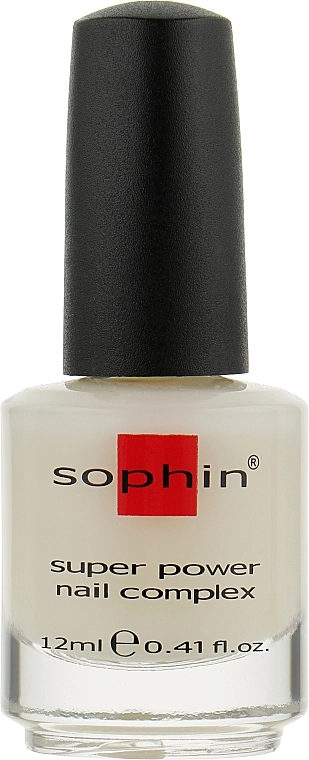 Sophin Інтенсивний укріплювач нігтів з натуральним фінішем Extra Super Power Nail Complex - фото N1