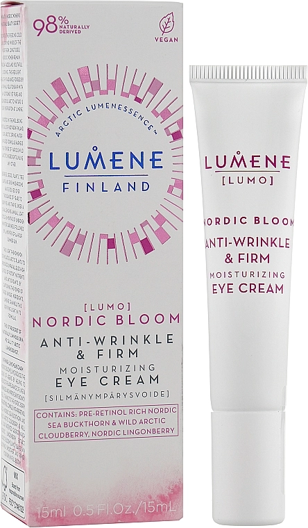 Lumene Крем для кожи вокруг глаз Lumo Nordic Bloom Anti-Wrinkle & Firm Eye Cream - фото N2
