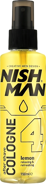 Nishman Одеколон после бритья Lemon Cologne No.4 - фото N1