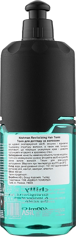 Nishman Тонік для волосся Revitalizing Hair Tonic - фото N2