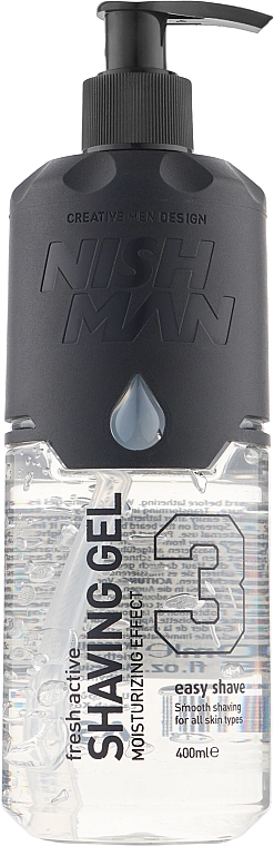 Nishman Гель для гоління Shaving Gel No.3 Fresh Active - фото N1