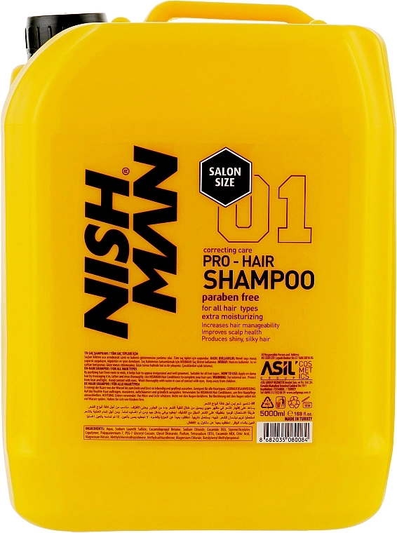 Nishman Шампунь для волос Pro-Hair Shampoo - фото N3