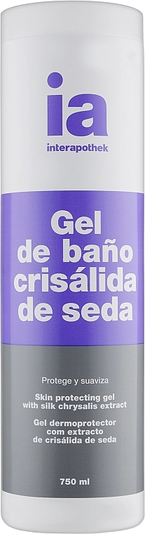 Interapothek Гель для душу з екстрактом шовку для пружності шкіри Gel De Bano Crisalida De Seda - фото N1