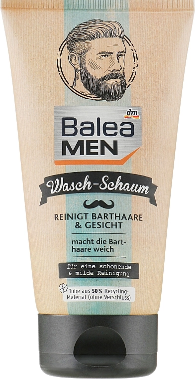Balea Пенка для мытья бороды и лица Men Wash - фото N1