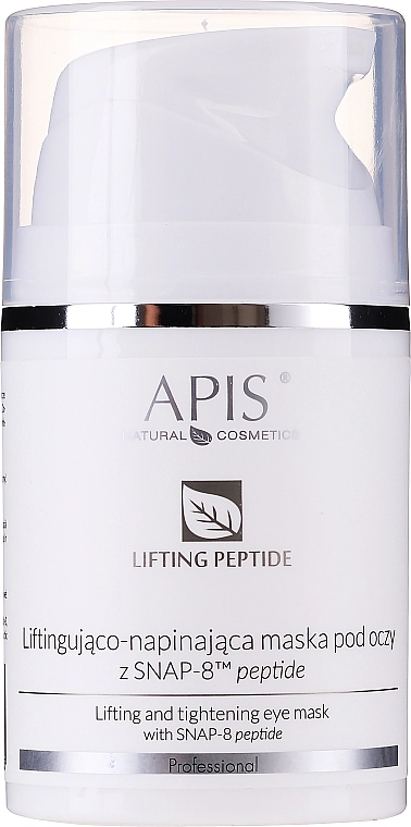 APIS Professional Подтягивающая маска для кожи вокруг глаз с пептидом Lifting Peptide Lifting & Tightening Eye Mask With SNAP-8 Peptide - фото N1