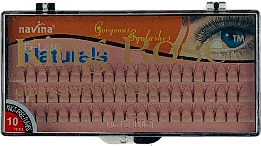 King Rose Gorgeos Eyelashes Накладные ресницы в пучках, 10 мм, 60 шт. - фото N1