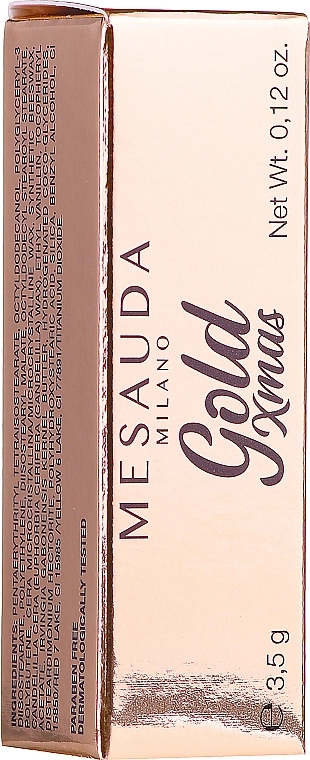 Mesauda Milano Gold Xmas Lipstick Помада для губ - фото N3