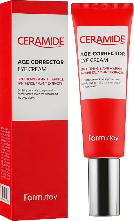 FarmStay Крем з керамідами для шкіри навколо очей Ceramide Age Corrector Eye Cream - фото N1