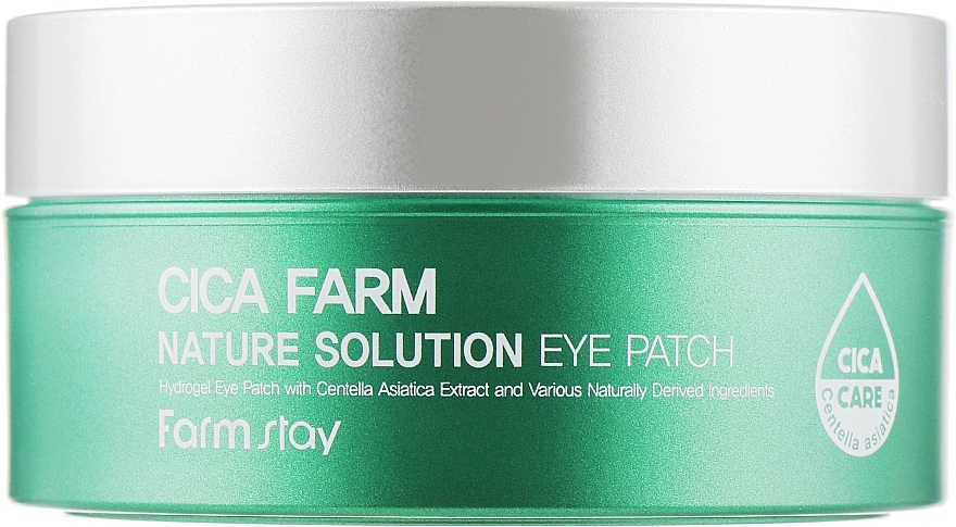 FarmStay Гидрогелевые патчи с центеллой азиатской Cica Farm Nature Solution Eye Patch - фото N2