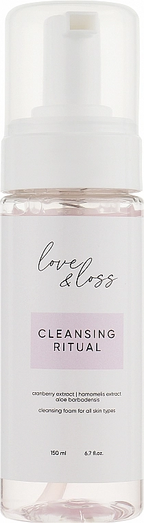 Love&Loss Пінка для вмивання, для усіх типів шкіри Cleansing Ritual - фото N1