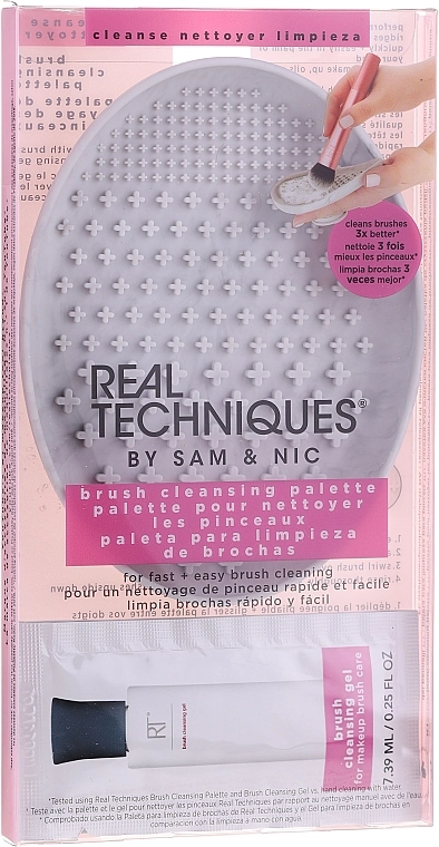 Real Techniques Килимок для очищення пензлів Brush Cleansing Palette - фото N1