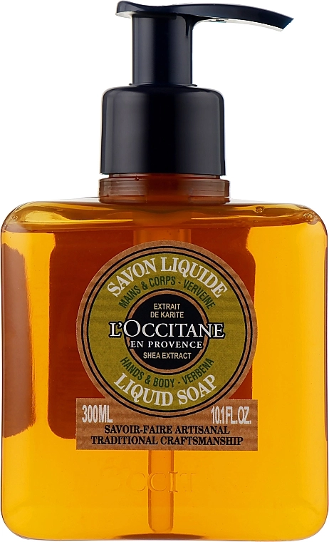 L'Occitane Рідке мило Verbena Liquid Soap For Hands & Body - фото N1