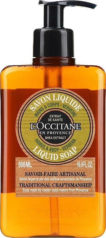 L'Occitane Жидкое мыло Verbena Liquid Soap For Hands & Body - фото N3