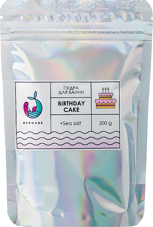 Mermade Пудра для ванны Birthday Cake Bath Powder - фото N1