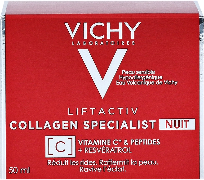 Vichy Колагеновий нічний крем-догляд для обличчя LiftActiv Collagen Specialist Night - фото N4