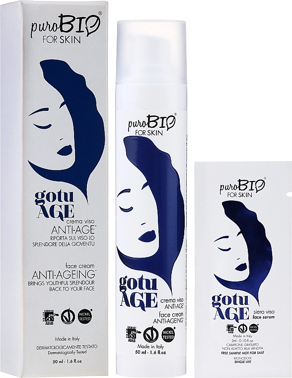 PuroBio Cosmetics Антивіковий крем для обличчя GoTu Age Cream - фото N2