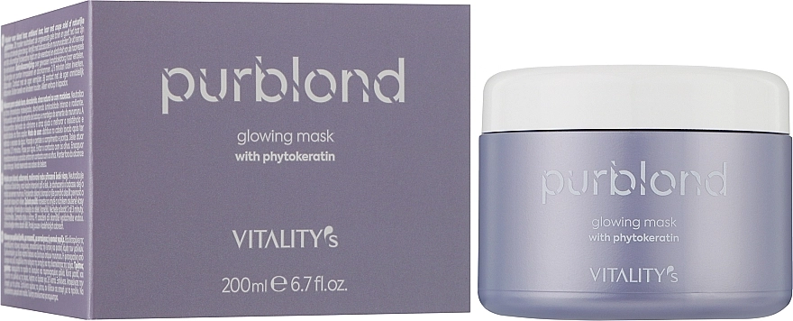 Vitality's Маска для світлого волосся Purblond Glowing Mask - фото N2