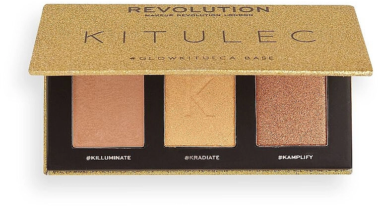 Makeup Revolution Набор Kitulec #GlowKitulca Highlighter Palette (2xhigh/palette/7.5g) - фото N6