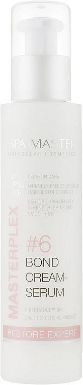Spa Master Регенерувальний крем-еліксир для волосся Masterplex #6 Bond Cream-Serum - фото N1