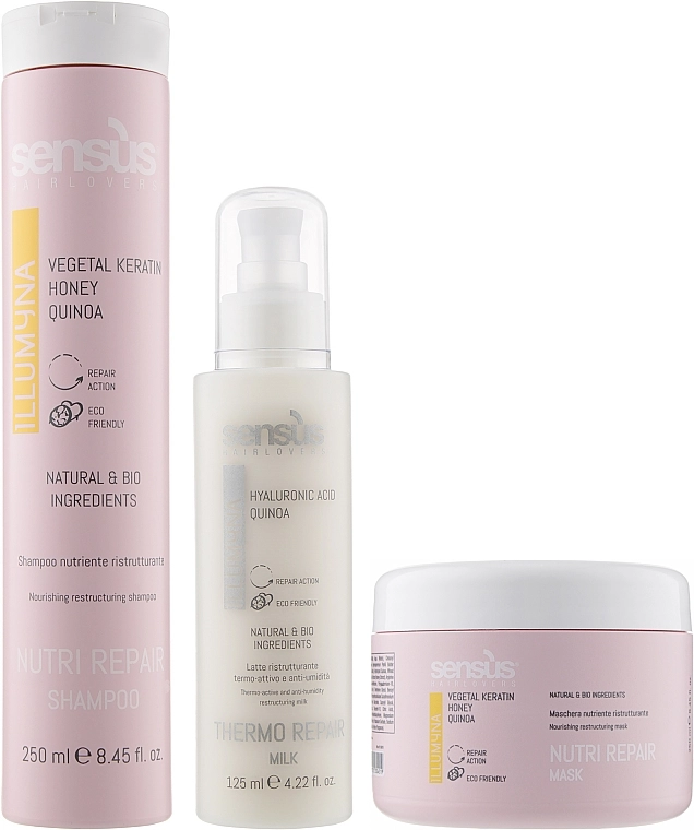 Sensus Набір Kit Nutri Repair Retail (shm/250ml + mask/250ml + hair/milk/125ml) - фото N2
