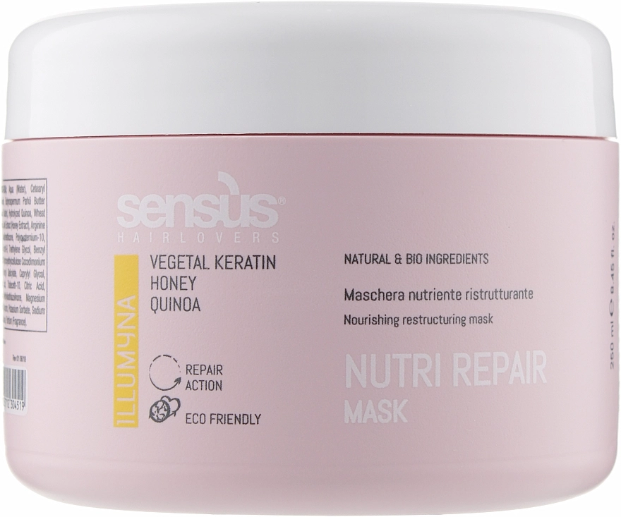 Sensus Набір Kit Nutri Repair Retail (shm/250ml + mask/250ml + hair/milk/125ml) - фото N5