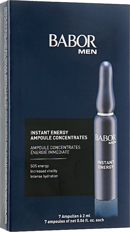 Babor Ампули "Активатор енергії" Men Instant Energy Ampoule Concentrates - фото N1