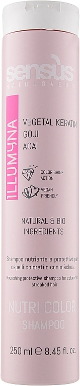 Sensus Набір Kit Nutri Color Retail (shm/250ml + cond/250ml + oil/125ml) - фото N3