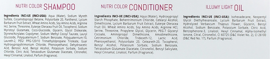 Sensus Набір Kit Nutri Color Retail (shm/250ml + cond/250ml + oil/125ml) - фото N6