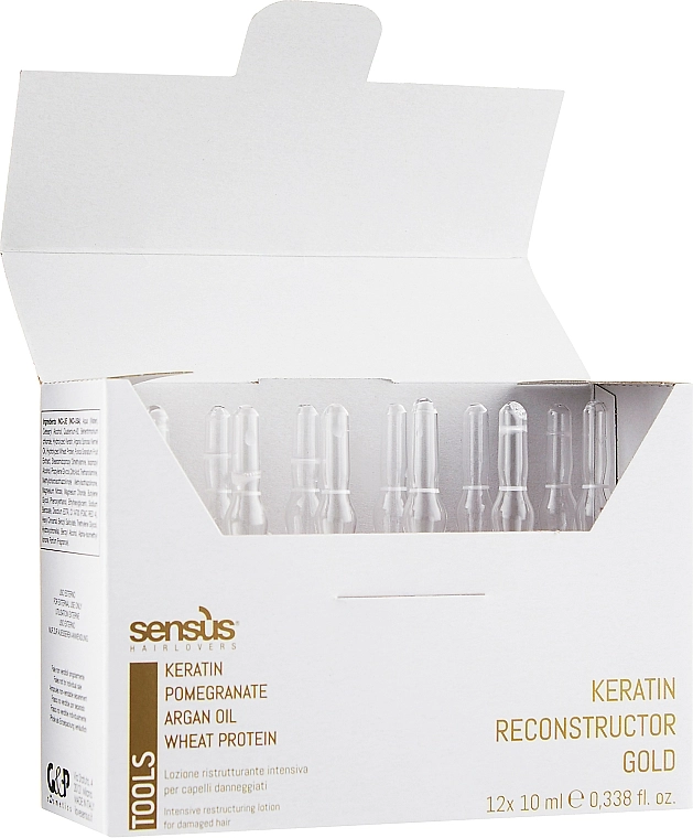 Sensus Кератинові ампули для реконструкції волосся Tools Keratin Reconstructor - фото N3