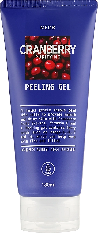 Med B Гель-пилинг для лица с экстрактом клюквы Cranberry Purifying Gel - фото N1