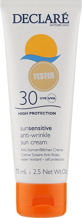 Declare Солнцезащитный крем Anti-Wrinkle Sun Protection Cream SPF 30 (тестер) - фото N1