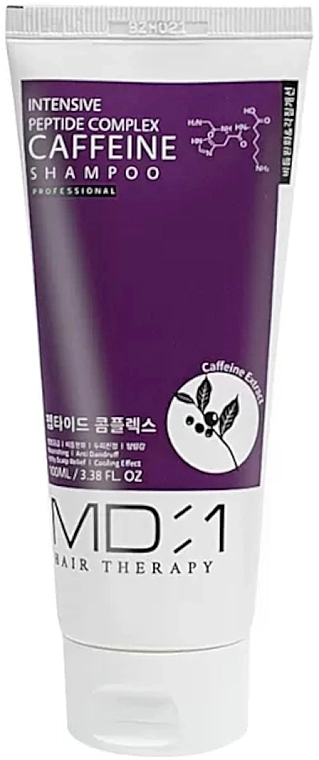 Med B Шампунь для волосся з кофеїном MD:1 Intensive Peptide Complex Caffeine Shampoo - фото N1