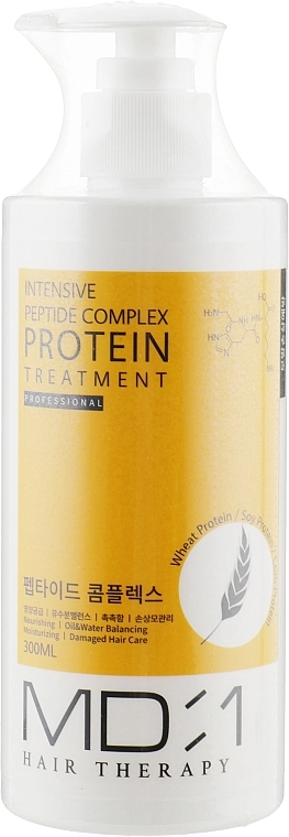 Med B Маска-кондиционер для волос с протеином MD:1 Intensive Peptide Complex Protein Treatment - фото N1