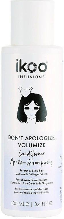 Ikoo Кондиционер для объема волос Infusions Don’t Apologize, Volumize Conditioner - фото N1