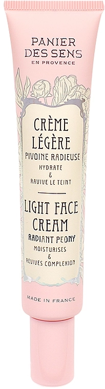 Panier des Sens Лёгкий крем для лица Radiant Peony Light Face Cream - фото N1