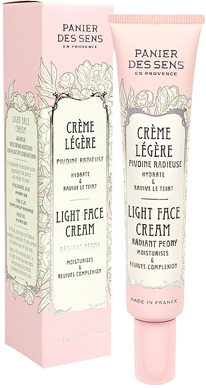 Panier des Sens Лёгкий крем для лица Radiant Peony Light Face Cream - фото N2