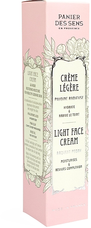 Panier des Sens Лёгкий крем для лица Radiant Peony Light Face Cream - фото N3