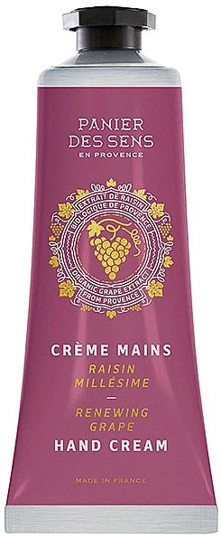Panier des Sens Крем для рук "Білий виноград" Renewing Grape Hand Cream - фото N1