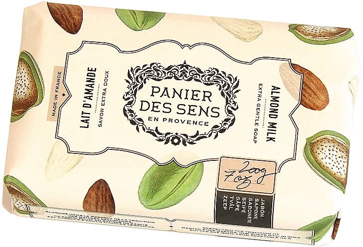 Panier des Sens Екстра-ніжне мило олія ши "Мигдаль" Shea Butter Soap Almond Milk - фото N1
