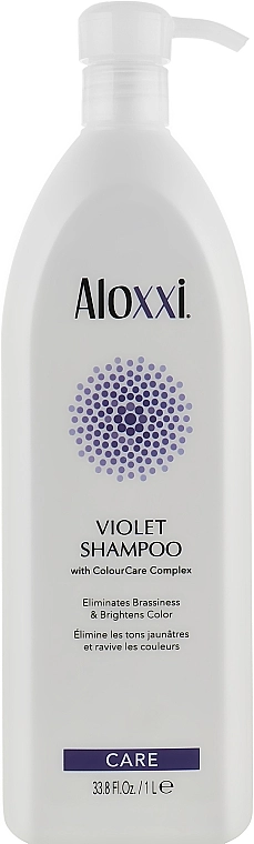 Aloxxi Фиолетовый шампунь против желтизны Violet Shampoo - фото N3