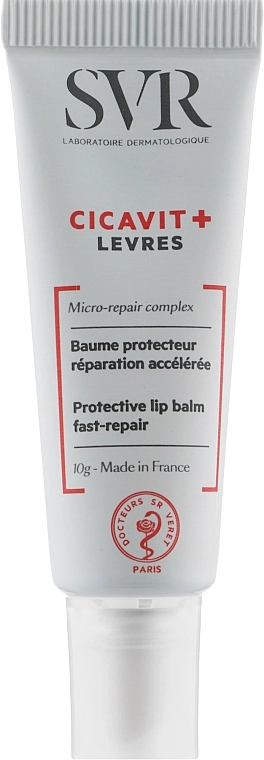 SVR Захисний бальзам для губ Cicavit+ Protective Lip Balm Fast-Repair - фото N1