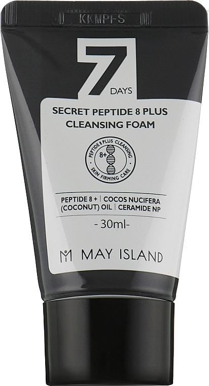 May Island Очищающая пенка для лица с пептидами 7 Days Secret Peptide 8 Plus Cleansing Foam (мини) - фото N1