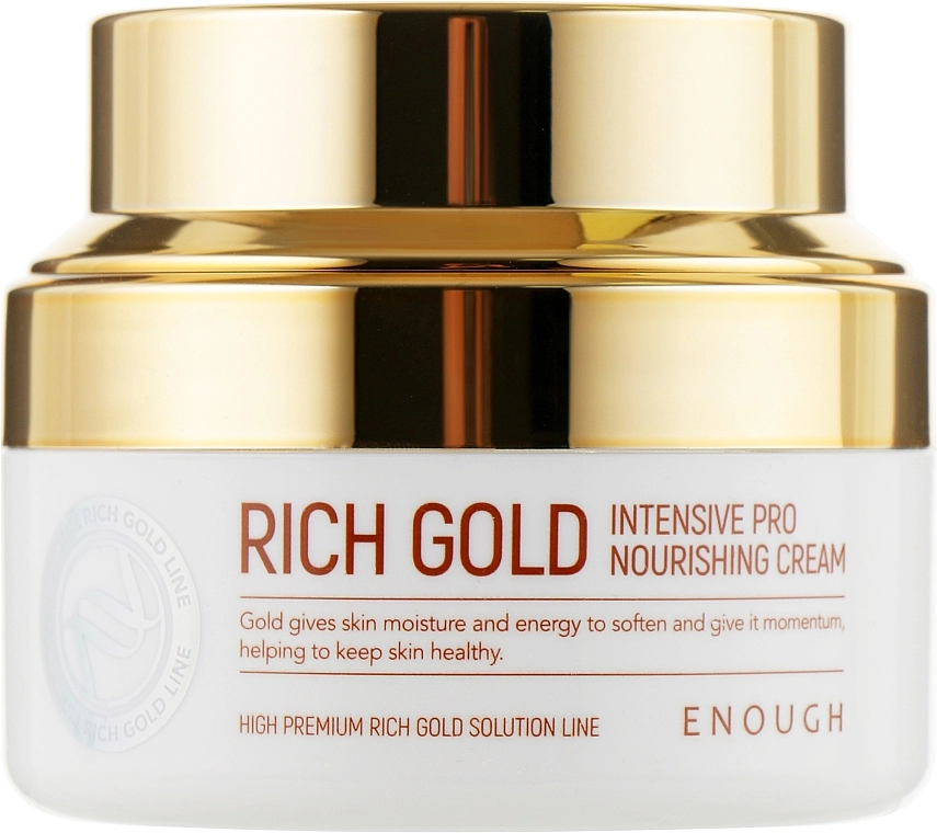 Enough Інтенсивний живильний крем для обличчя на основі іонів золота Rich Gold Intensive Pro Nourishing Cream - фото N1