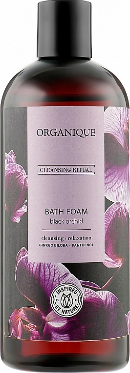 Organique Піна для ванни "Чорна орхідея" Bath Foam Black Orchid - фото N1