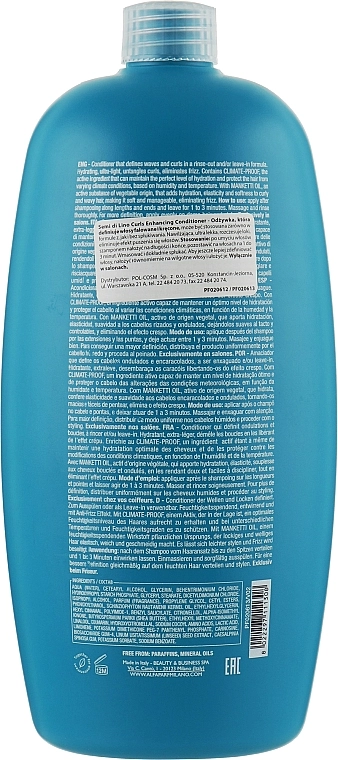 Alfaparf Кондиционер для вьющихся волос Semi Di Lino Curls Enhancing Conditioner - фото N4