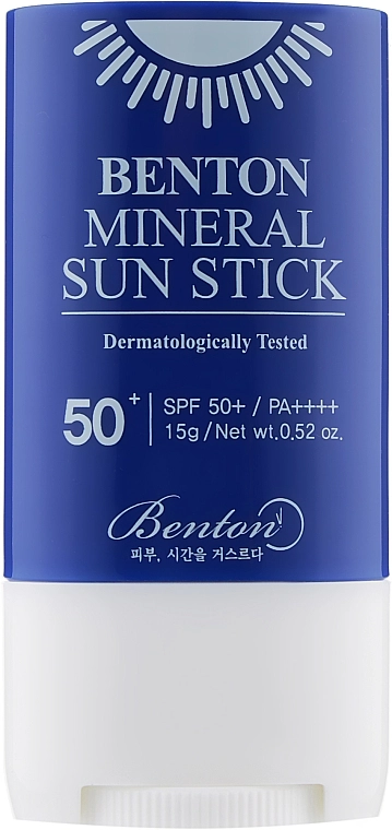 Benton Сонцезахисний стік на мінеральній основі Mineral Sun Stick SPF50+/PA++++ - фото N1