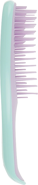 Tangle Teezer Расческа для волос, салатово-сиреневая The Wet Detangler Mini Wisteria Leaf - фото N3