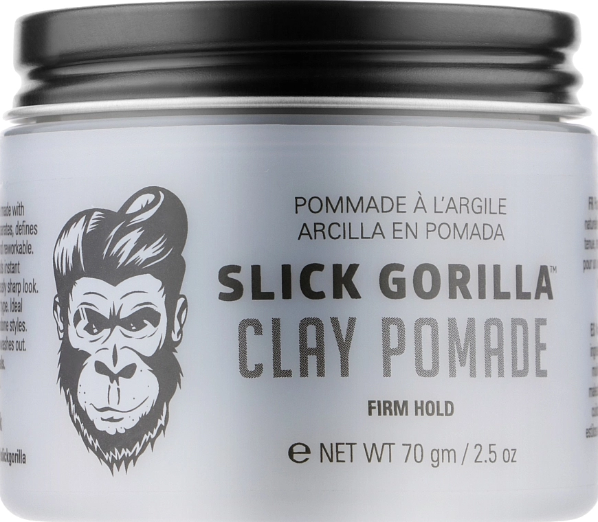 Slick Gorilla Глина для укладки волос сильной фиксации Clay Pomade - фото N1