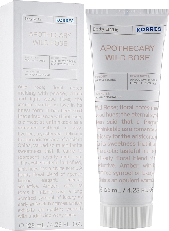 Korres Молочко для тела "Дикая роза" Body Milk Apothecary Wild Rose - фото N2