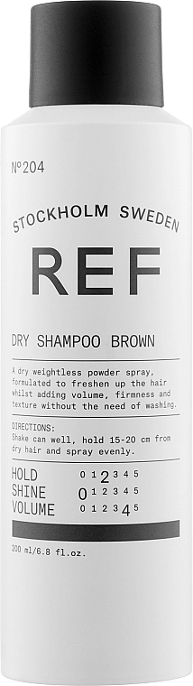 REF Сухий шампунь N°204 Brown Dry Shampoo N°204 Brown - фото N1
